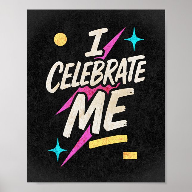 Poster Eu Celebro Eu (Frente)