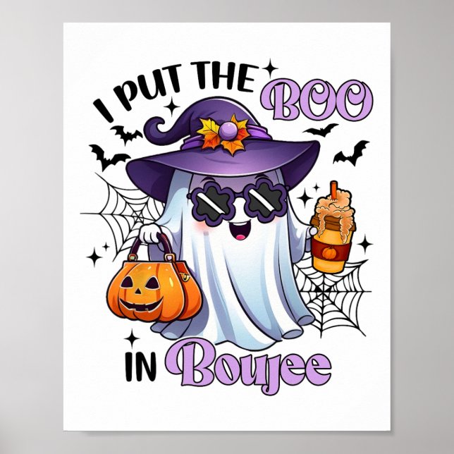 Poster Eu Coloquei O Boo Na Cabeça Do Dia de as Bruxas en (Frente)