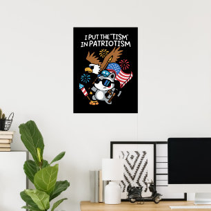 Poster Eu Coloquei o Tismo no Águia Atlética Patriota