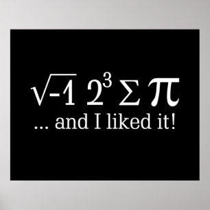 Pôster Eu comi alguma torta e eu gostei d decoração