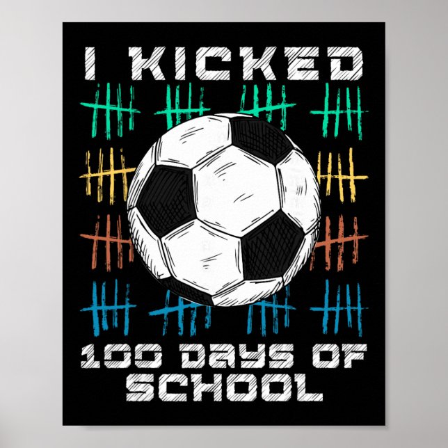 Poster Eu Completei 100 Dias De Escola 100º Dia Mais Inte (Frente)