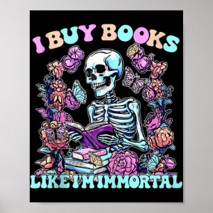 Poster Eu Comprar Livros Como Im Immortal Skeleton Reader