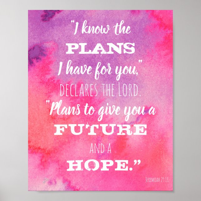 Poster Eu Conheço A Escritura De Planos Cor De Água Púrpu (Frente)