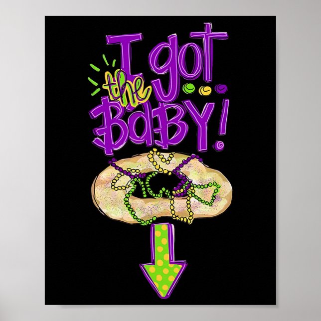 Poster Eu Consegui A Diversão De Mardi Gras Fat Terça Nov (Frente)