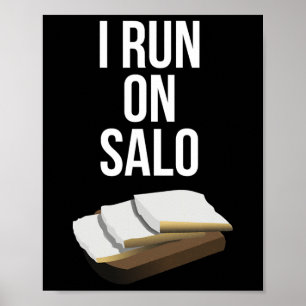 Poster Eu corro em Salo Amante engraçado ucraniano de Tou