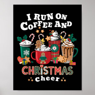 Poster Eu Corro No Café E No Natal... Eu Sou Louco Christ