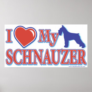 Pôster Eu Corto Meu Schnauzer