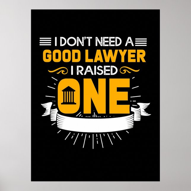 Poster Eu Criei Um Bom Advogado (Frente)