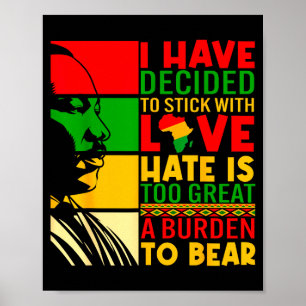 Poster Eu Decidi Ficar Com o Amor História Negra Eu