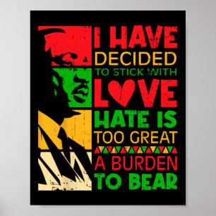 Poster Eu Decidi Ficar Com o Amor Martin Black Seu