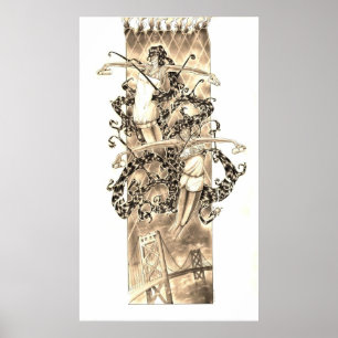 Pôster eu deixei meu coração em San Francisco