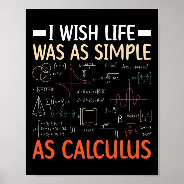 Poster Eu Desejo Que a Vida Fosse Tão Simples Quanto o Cá (Frente)