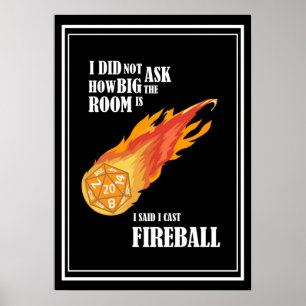 Poster Eu disse que joguei o Fireball