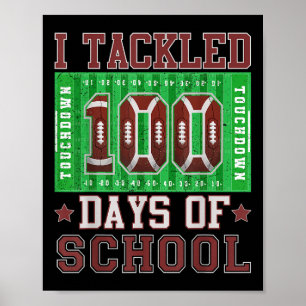 Poster Eu Encontrei 100 Dias De Futebol Escolar 100º Dia 