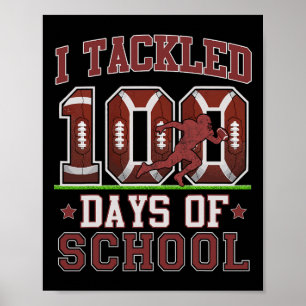 Poster Eu Encontrei 100 Dias De Futebol Escolar 100º Dia