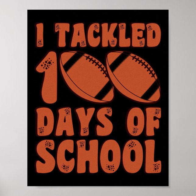 Poster Eu Encontrei 100 Dias De Futebol Escolar Para Rapa (Frente)