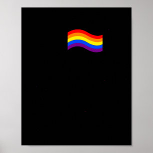 Poster Eu Encontrei o Astronauta Espacial do Arco-íris de