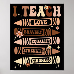Poster Eu Ensino História Negra Professor Celebra Históri