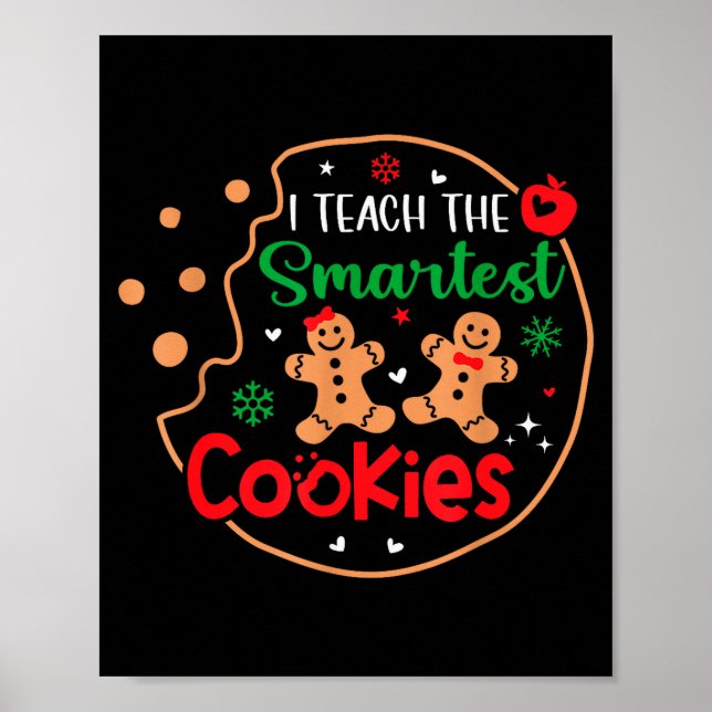 Poster Eu Ensino Os Cookies Mais Inteligentes Natal Diver (Frente)