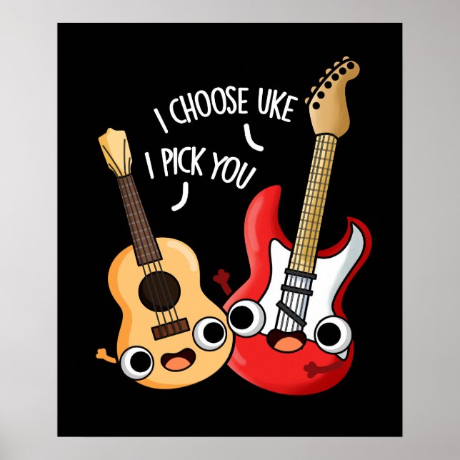 Poster Eu Escolho Umas Vezes Que Eu Te Escolho Guitarra E (Frente)