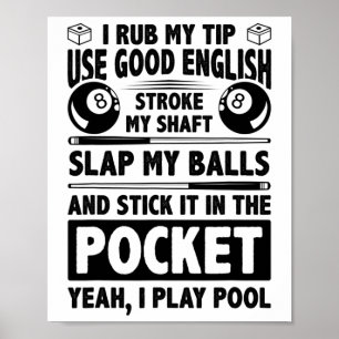 Poster Eu Esfreguei A Minha Dica... - Usa Bem Inglês.