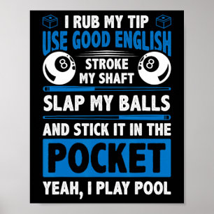 Poster Eu Esfreguei A Minha Dica... - Usa Bem Inglês.