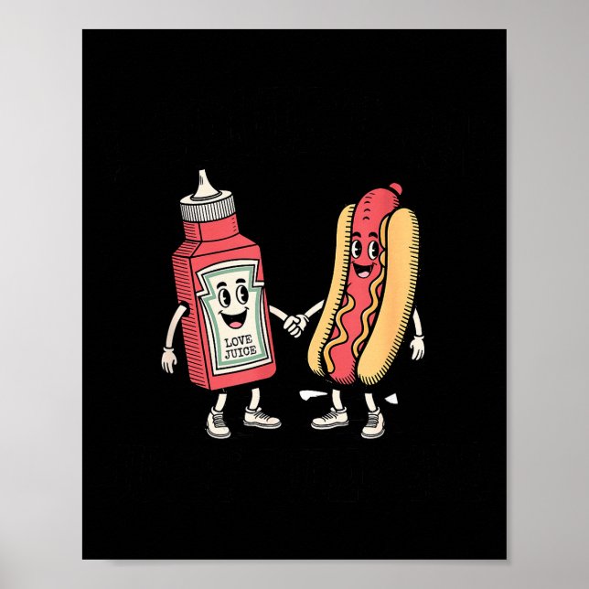 Poster Eu Esguicho Em Cachorro Quente Suculento Piada Eng (Frente)