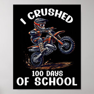 Poster Eu Esmagei 100 Dias De Camada De Camisa Da Escola