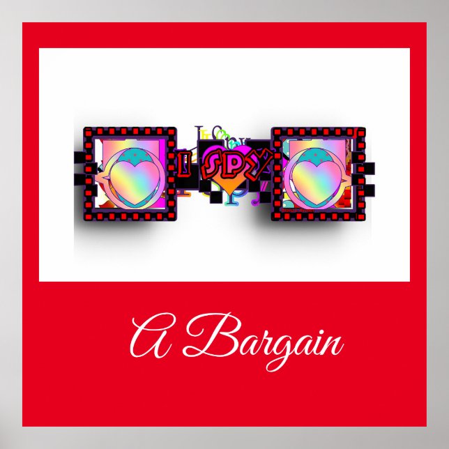 Poster Eu Espio Um Bargain (Frente)