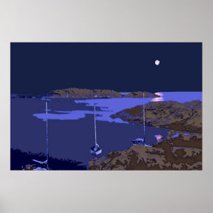 Pôster Eu estou em um barco