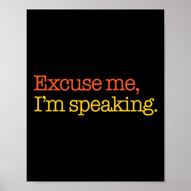 Poster Eu estou falando de Biden Harris 2024 presidente a (Frente)