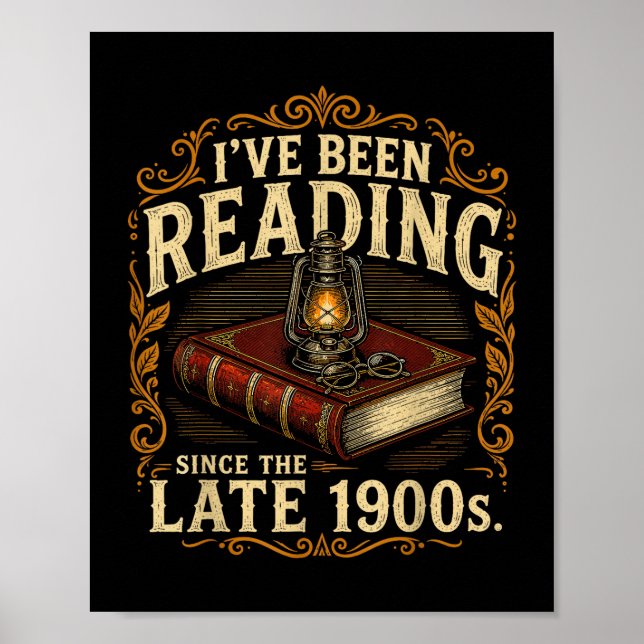 Poster Eu Estou Lendo Desde o Final dos Anos 1900 Amante  (Frente)