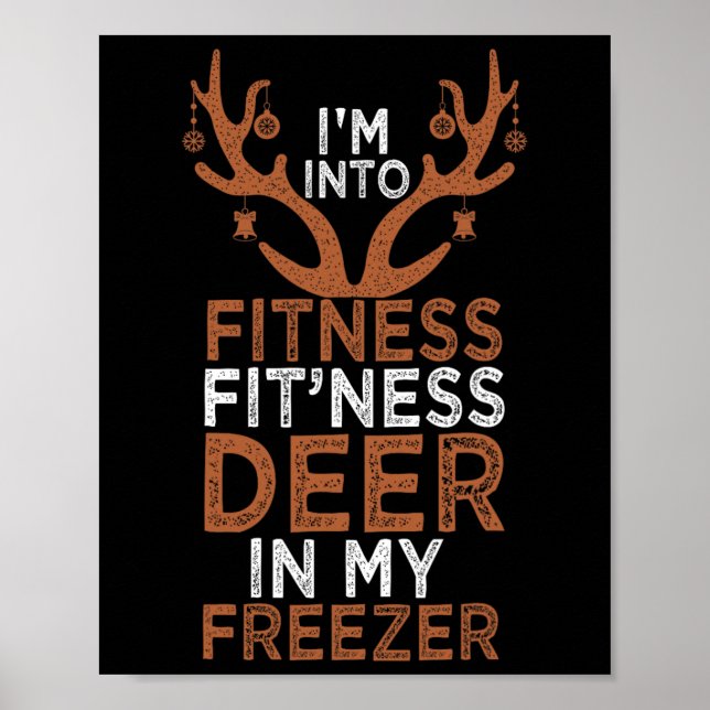 Poster Eu estou na Malhação Deer Freezer Funny Hunter Pai (Frente)