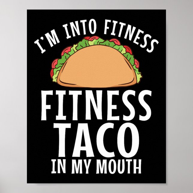 Poster Eu Estou Na Malhação Taco No Levantamento De Peso  (Frente)