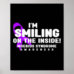 Poster Eu Estou Sorrindo Na Awarenes Da Síndrome De Moebi