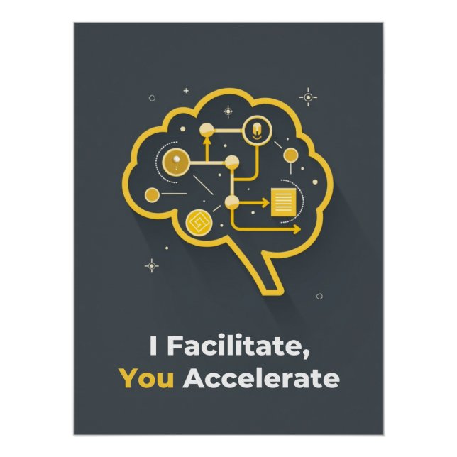 Pôster Eu Facilito, Você Acelera (Frente)