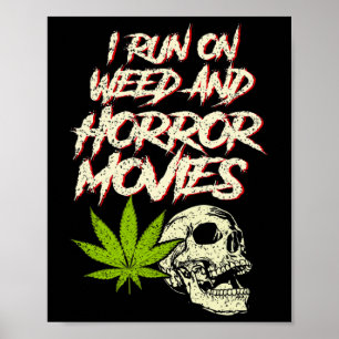 Poster Eu Faço Filmes De Horror De Erva Dia de as Bruxas 