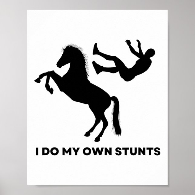 Poster Eu Faço Minhas Próprias Pedras - Horseback Andando (Frente)