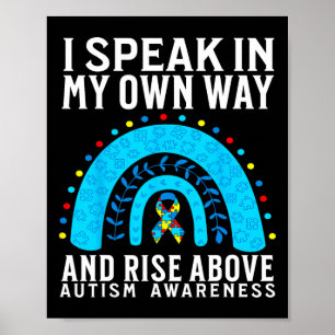 Poster Eu Falo Da Minha Própria Maneira De Apoiar O Físic