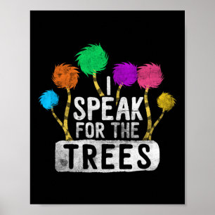 Poster Eu Falo Para A Consciência Do Dia Da Terra Hippie