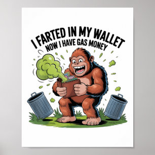 Poster Eu Fartei Minha Carteira Agora Tenho Dinheiro De G