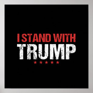 Poster Eu fico com Trump