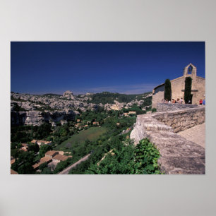 Pôster EU, França, Provence, Bouches, du, Rhone, Les