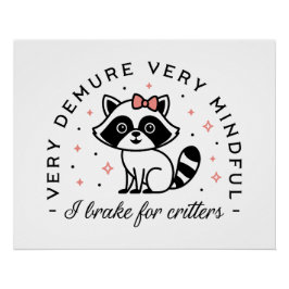 Pôster Eu freio para criaturas que desprezam estética fem