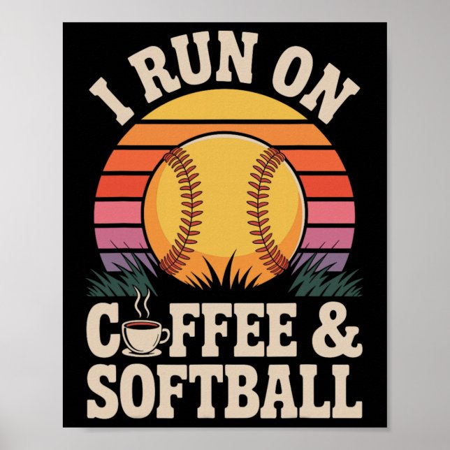 Poster Eu Funciono Com Café E Softll  (Frente)