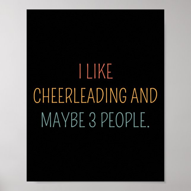 Poster Eu Gosto de Cheerleading E Talvez 3 Pessoas #25d85 (Frente)