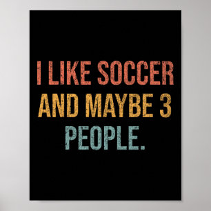 Poster Eu Gosto de Futebol E Talvez 3 Pessoas #25d250