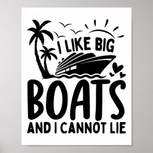Poster Eu Gosto de Grandes Barcos e Não Posso Mentir Cami