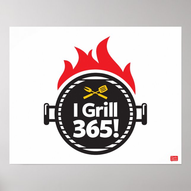 Pôster Eu Grill 365! (Frente)