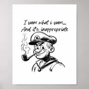 Poster Eu Grito O Que Eu Sou E A Lama Clássica Inapropria